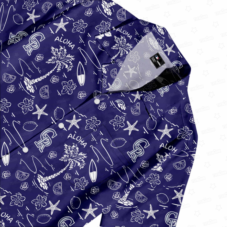 Colorado Rockies Aloha Paradise Hawaiian Shirt