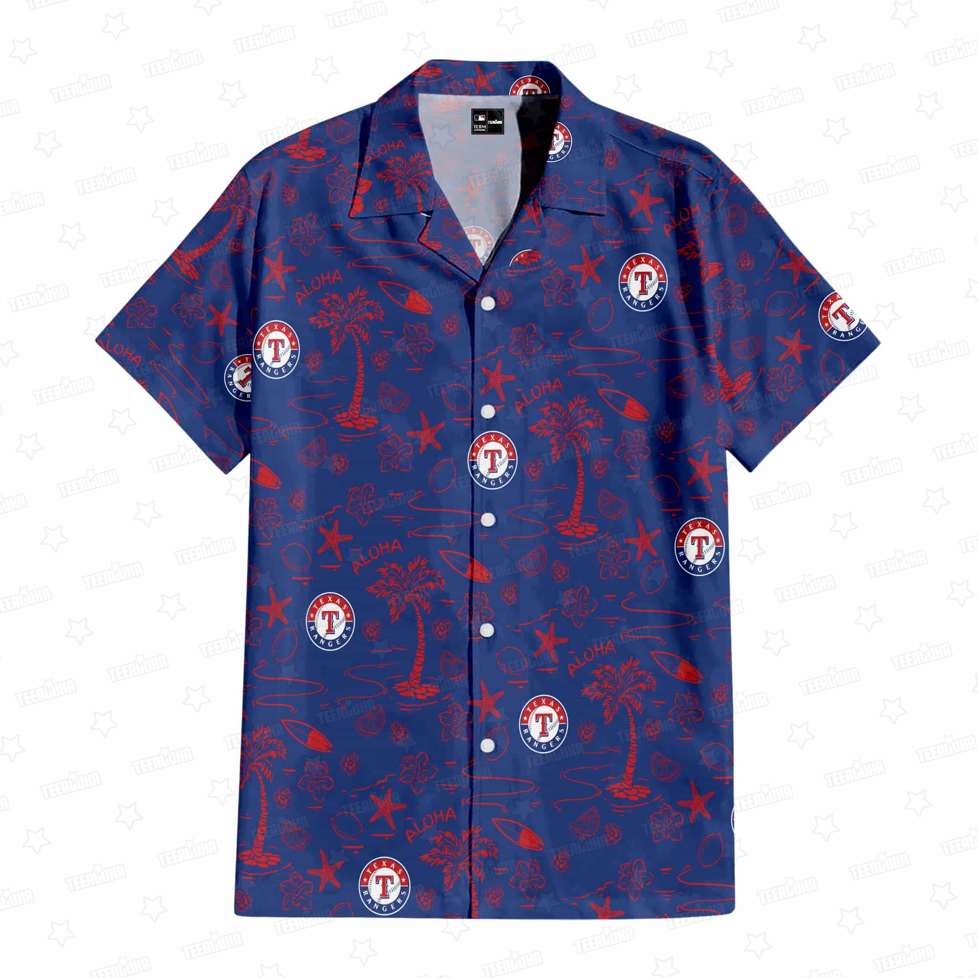 Texas Rangers Aloha Paradise Hawaiian Shirt Texas Rangers Aloha Paradise Hawaiian Shirt
