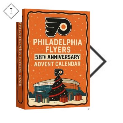 Orange Black Hockey Team Inspired 58Th Anniversary Advent Calendar 2025