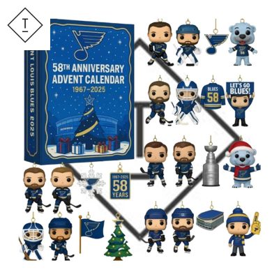 Saint Louis Blues 58Th Anniversary Advent Calendar